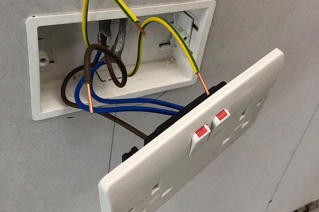 Plug sockets being rewired ashford kent